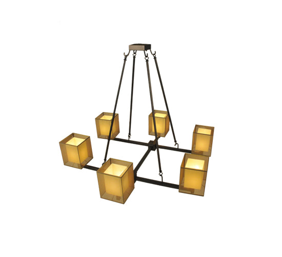 Meyda Tiffany Horizon Bay 129378 Chandelier Light - Mahogany Bronze