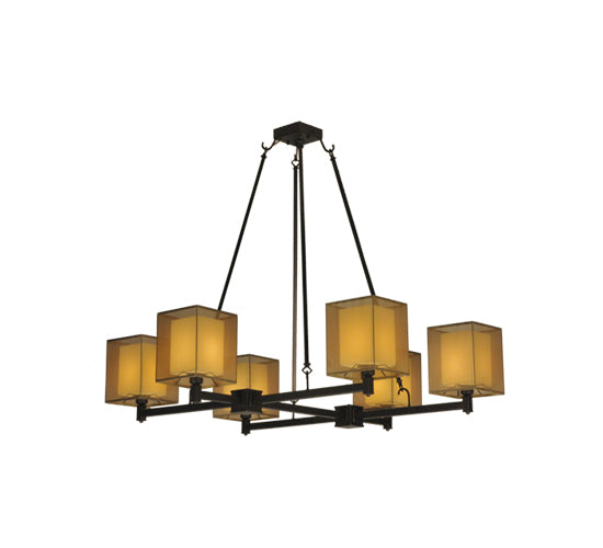 Meyda Tiffany Horizon Bay 129378 Chandelier Light - Mahogany Bronze