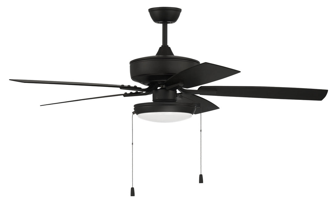 Craftmade Outdoor Pro Plus 119 OP119FB5 Ceiling Fan 52 - Flat Black, Flat Black/Flat Black/