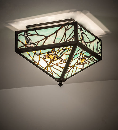 Meyda Tiffany Backyard Friends 129417 Ceiling Light - Oil Rubbed Bronze