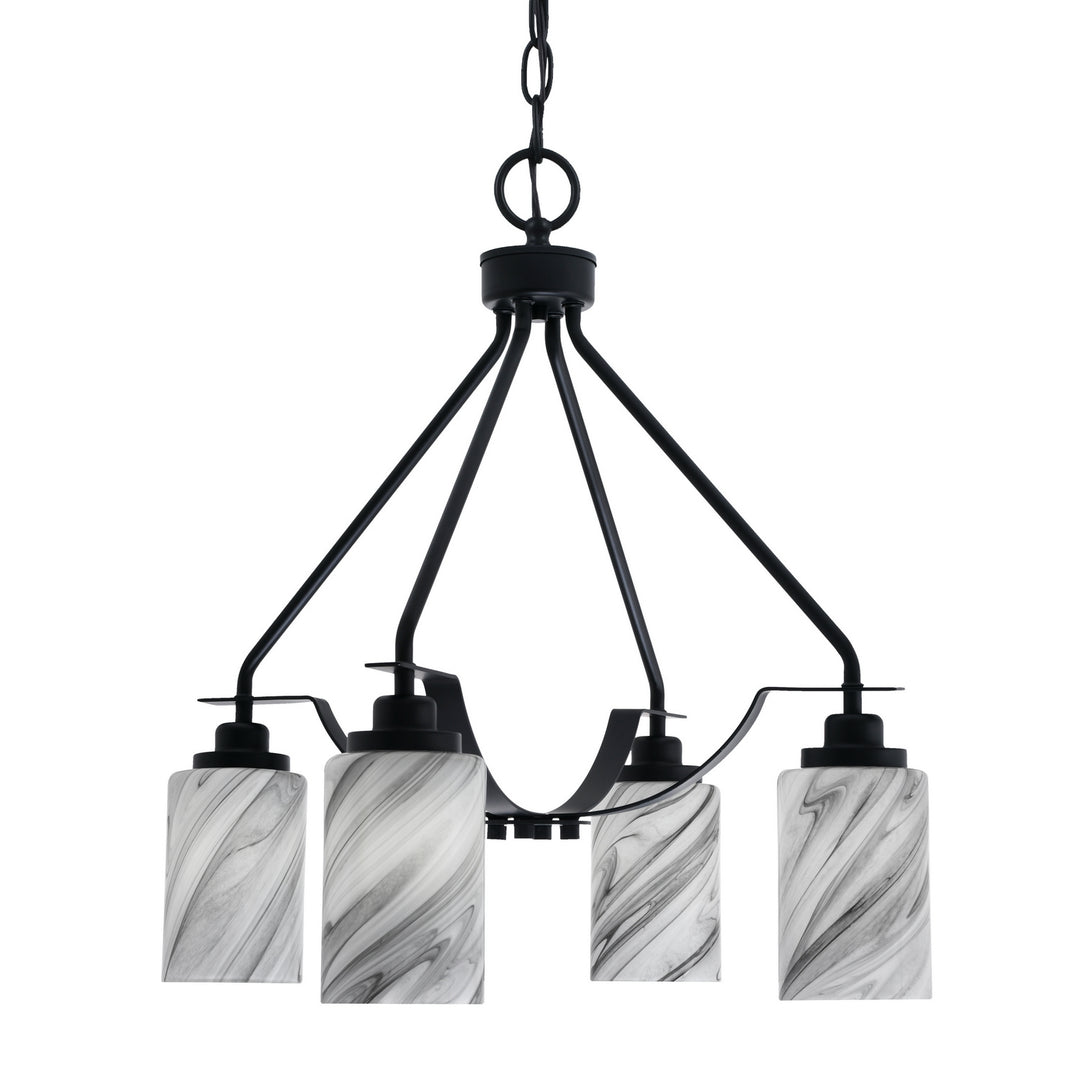 Toltec Odyssey 2604-mb-3009 Chandelier Light - Matte Black