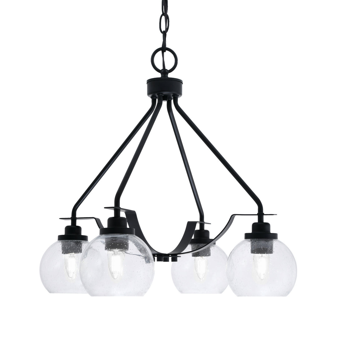 Toltec Odyssey 2604-mb-4100 Chandelier Light - Matte Black