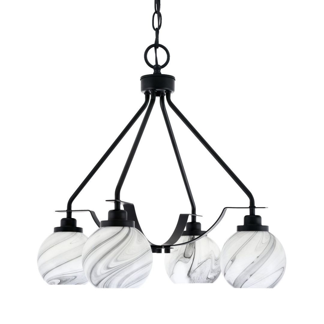 Toltec Odyssey 2604-mb-4109 Chandelier Light - Matte Black