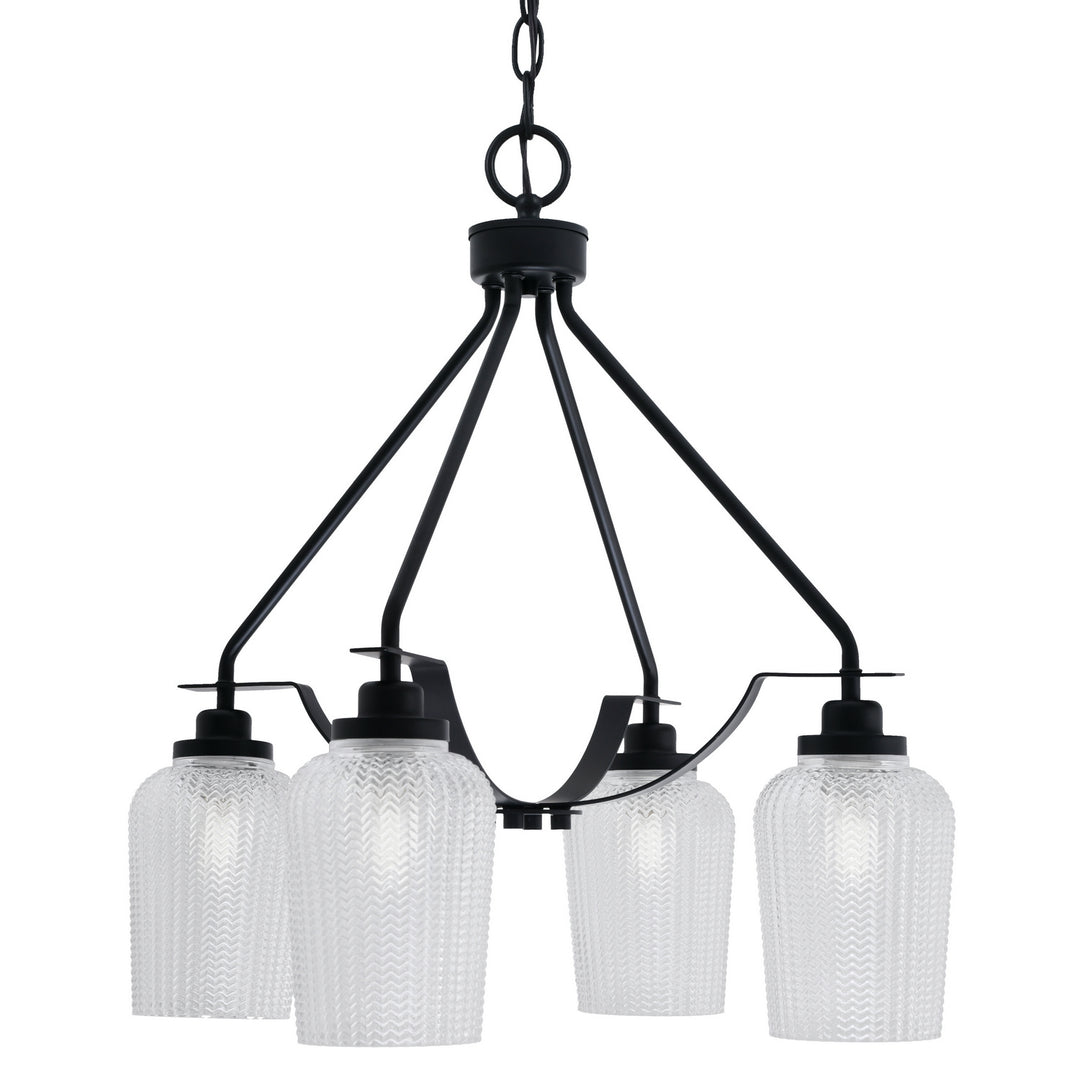 Toltec Odyssey 2604-mb-4250 Chandelier Light - Matte Black