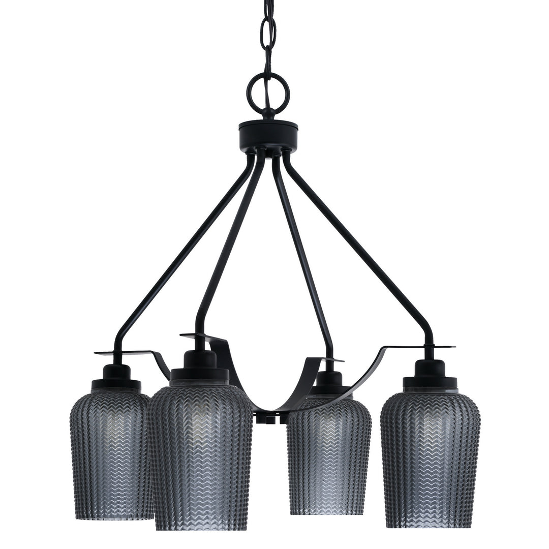 Toltec Odyssey 2604-mb-4252 Chandelier Light - Matte Black