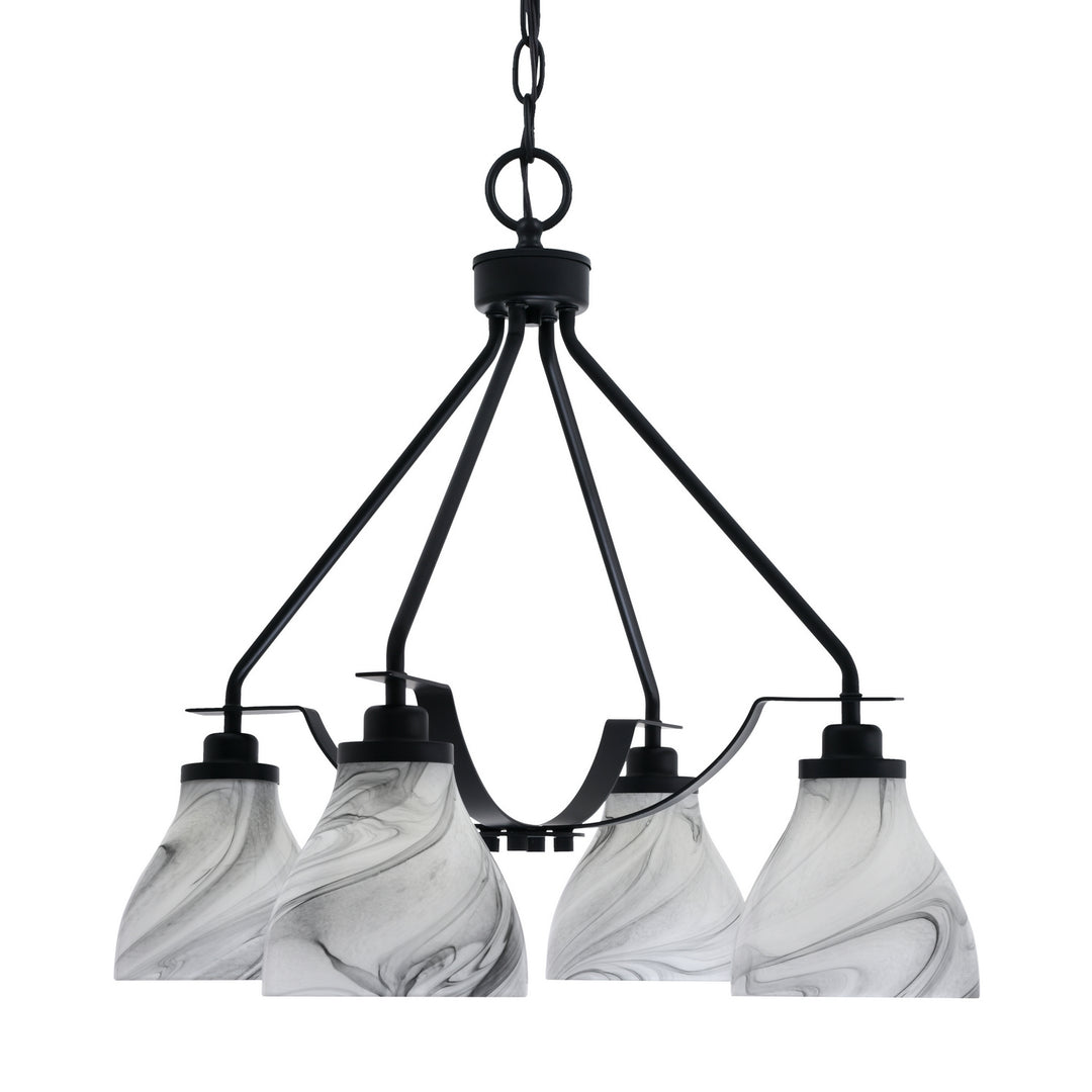 Toltec Odyssey 2604-mb-4769 Chandelier Light - Matte Black