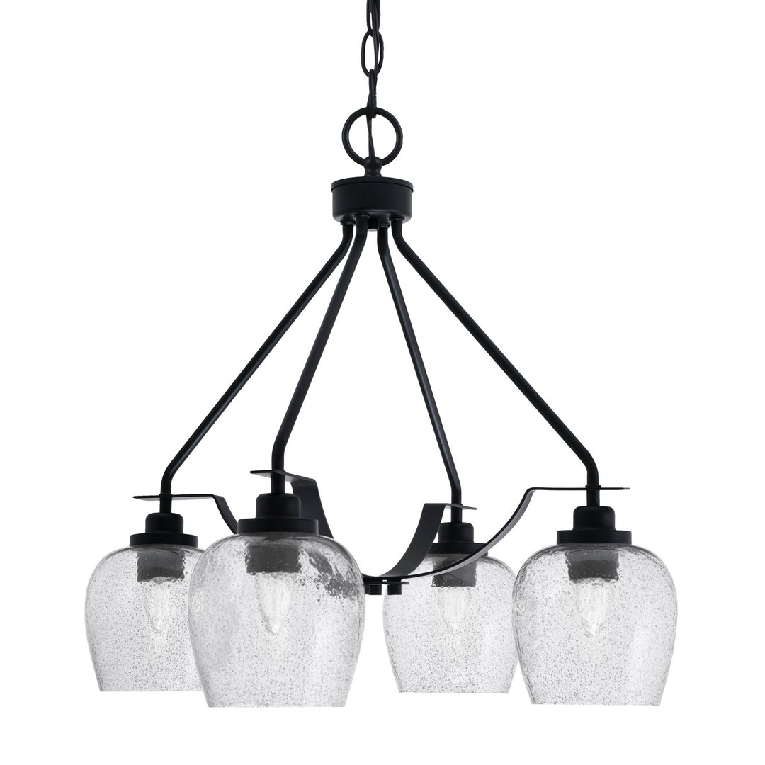 Toltec Odyssey 2604-mb-4812 Chandelier Light - Matte Black