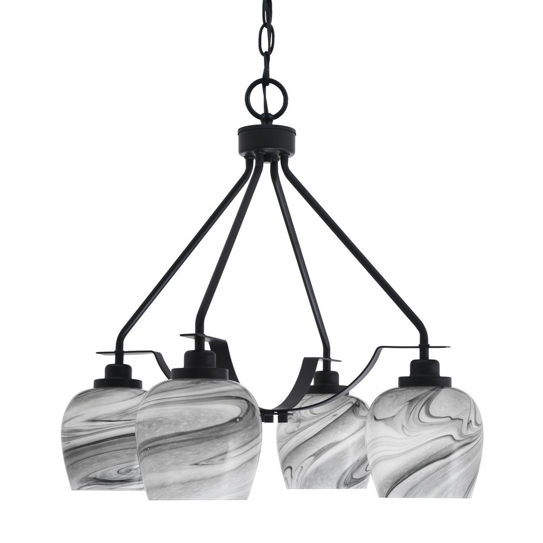 Toltec Odyssey 2604-mb-4819 Chandelier Light - Matte Black