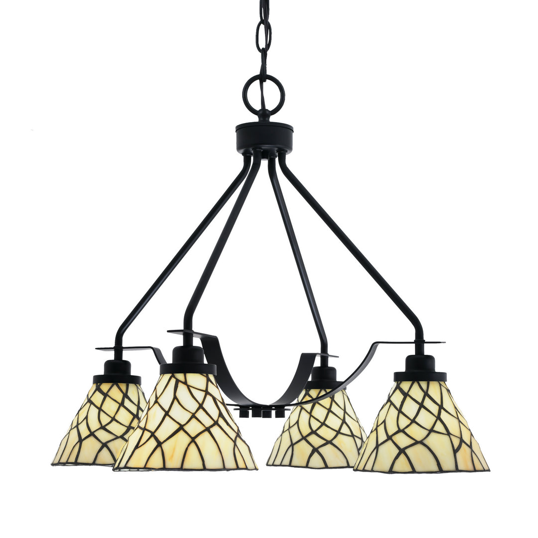 Toltec Odyssey 2604-mb-9115 Chandelier Light - Matte Black