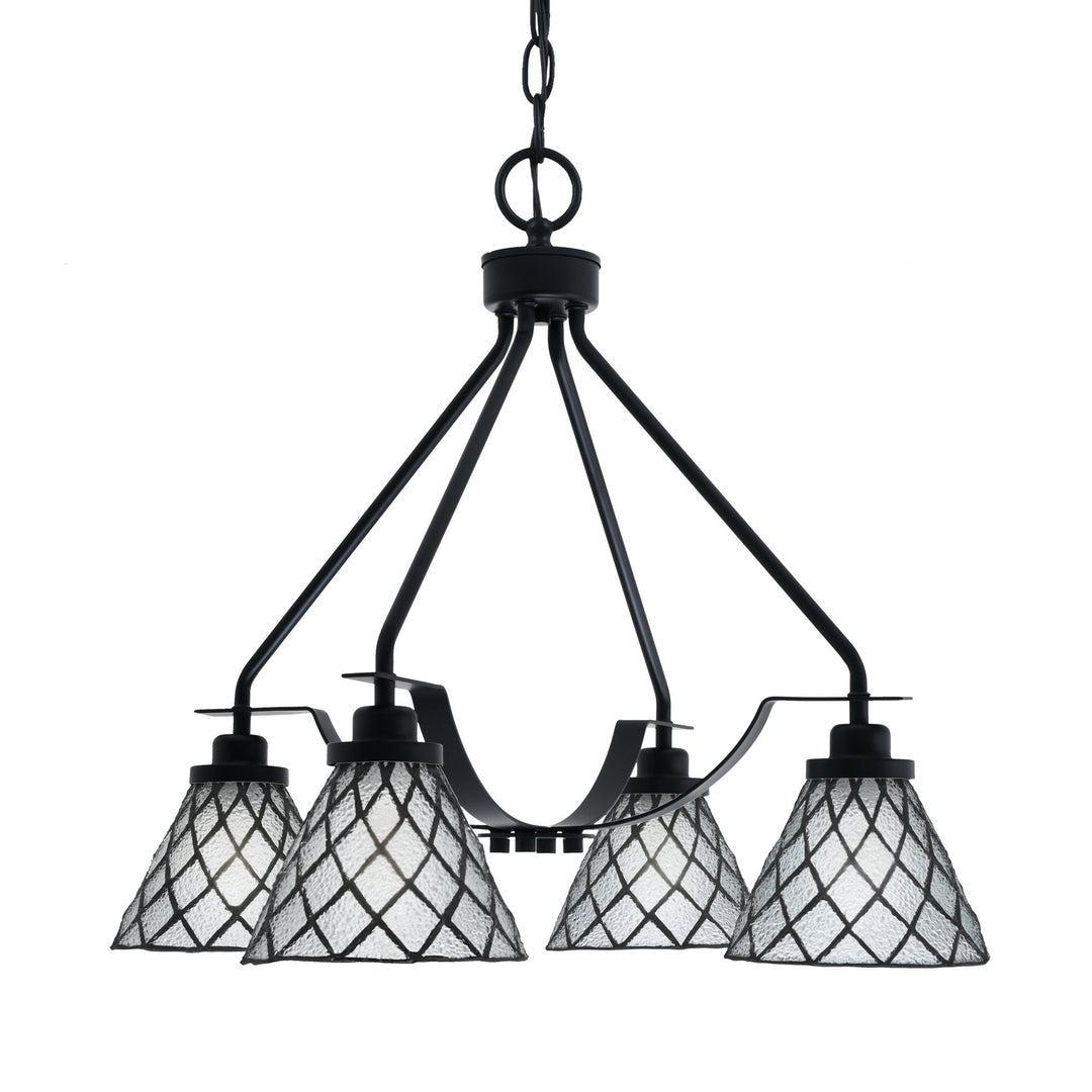 Toltec Odyssey 2604-mb-9185 Chandelier Light - Matte Black