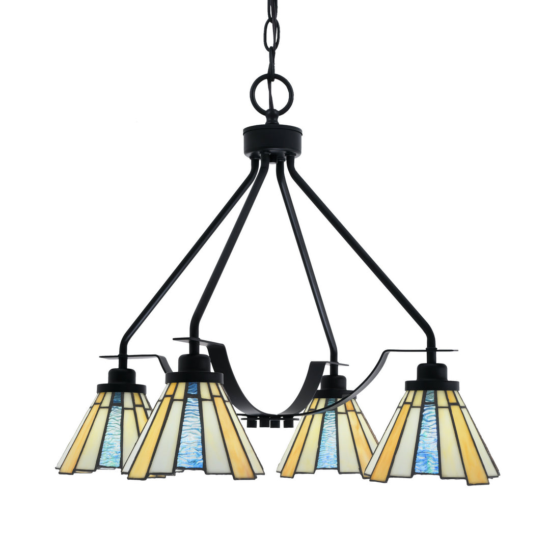 Toltec Odyssey 2604-mb-9335 Chandelier Light - Matte Black