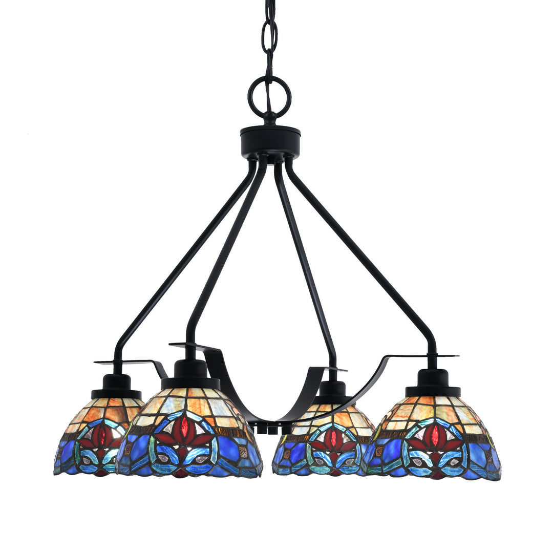 Toltec Odyssey 2604-mb-9355 Chandelier Light - Matte Black