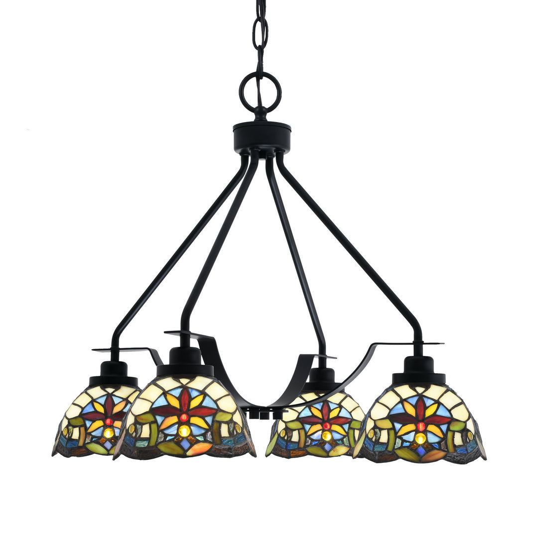 Toltec Odyssey 2604-mb-9365 Chandelier Light - Matte Black