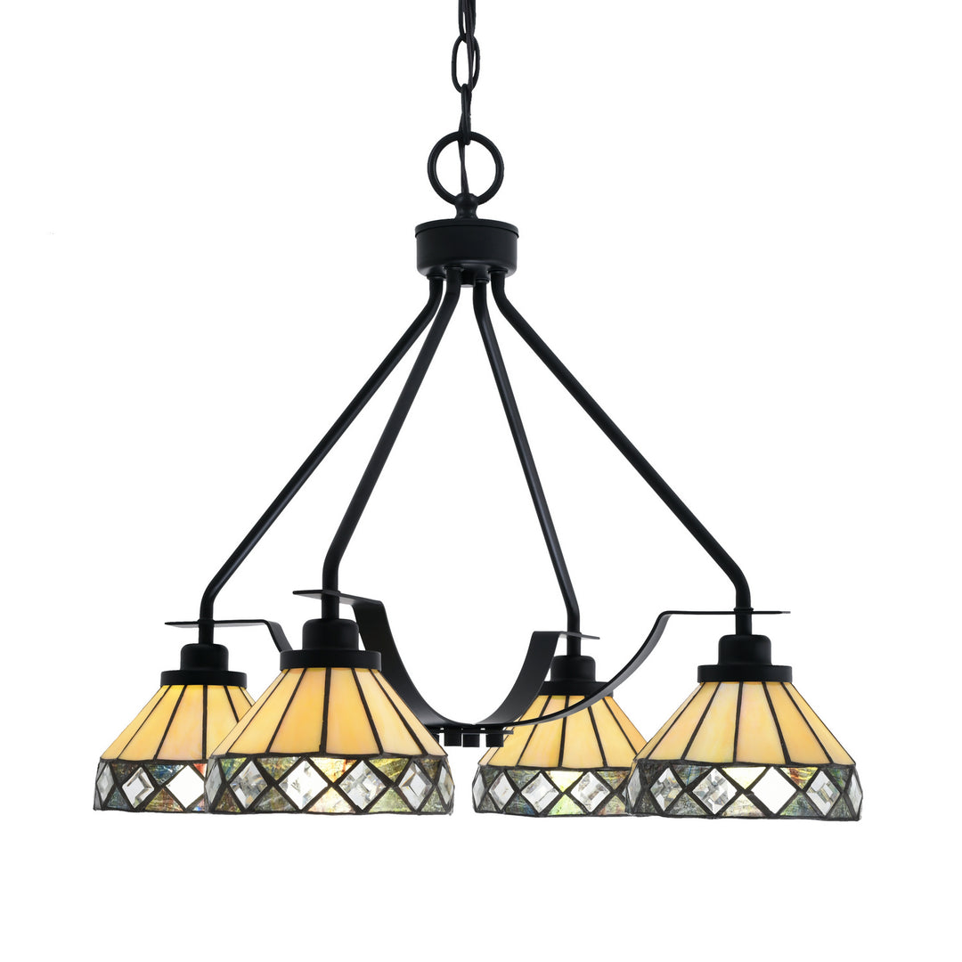 Toltec Odyssey 2604-mb-9405 Chandelier Light - Matte Black