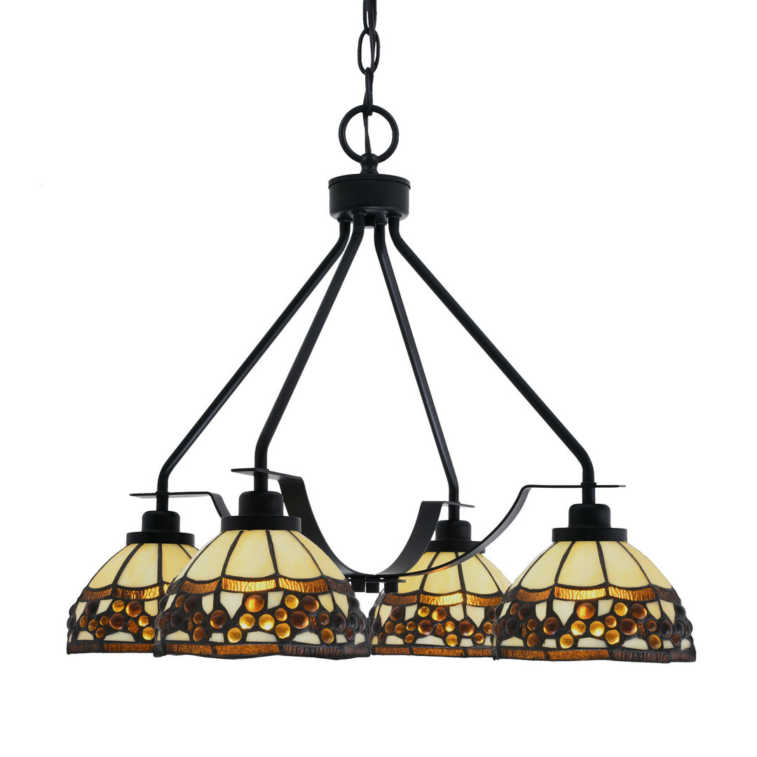 Toltec Odyssey 2604-mb-9975 Chandelier Light - Matte Black