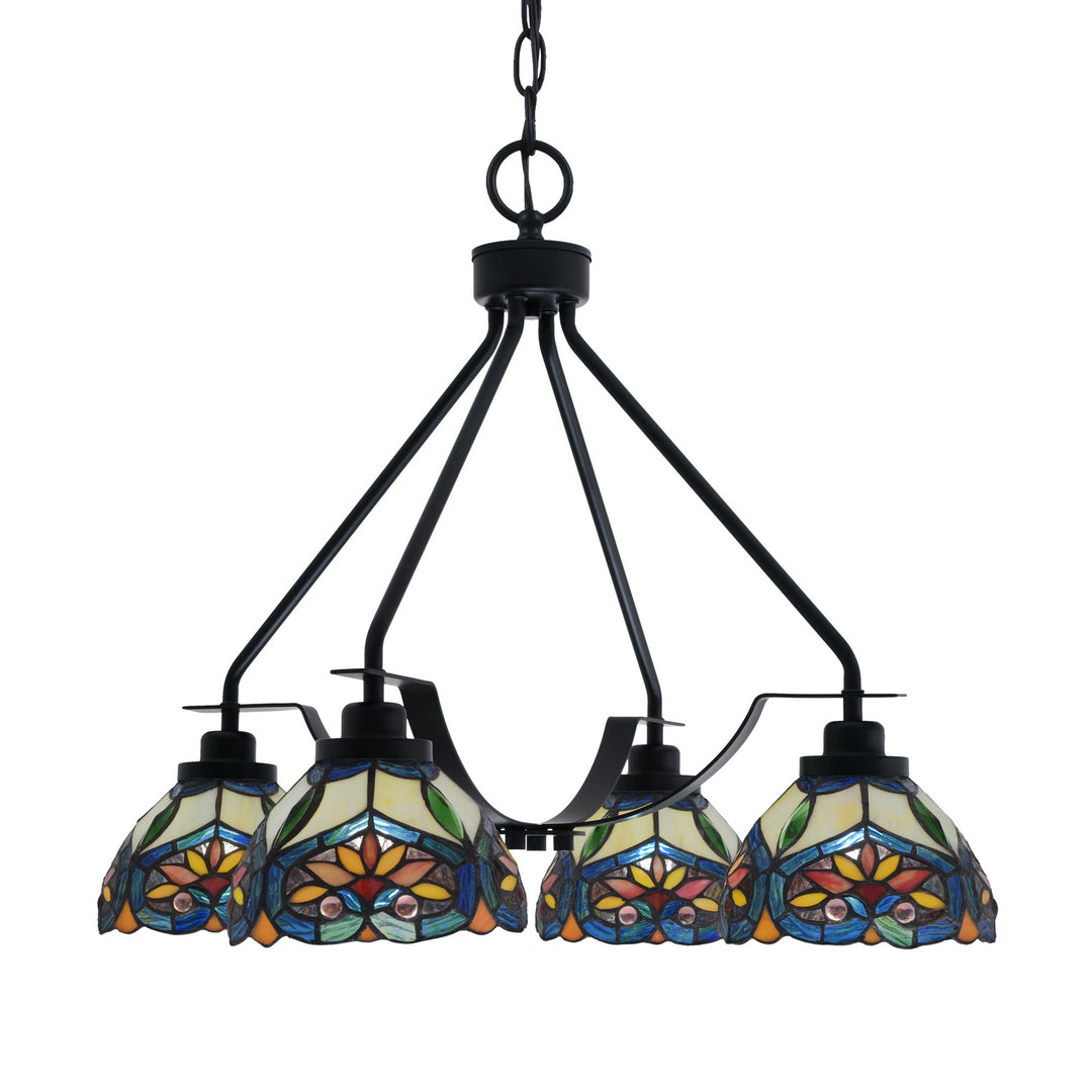 Toltec Odyssey 2604-mb-9425 Chandelier Light - Matte Black