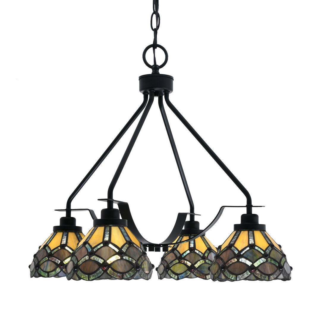 Toltec Odyssey 2604-mb-9435 Chandelier Light - Matte Black