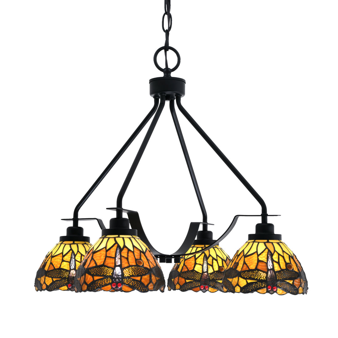 Toltec Odyssey 2604-mb-9465 Chandelier Light - Matte Black