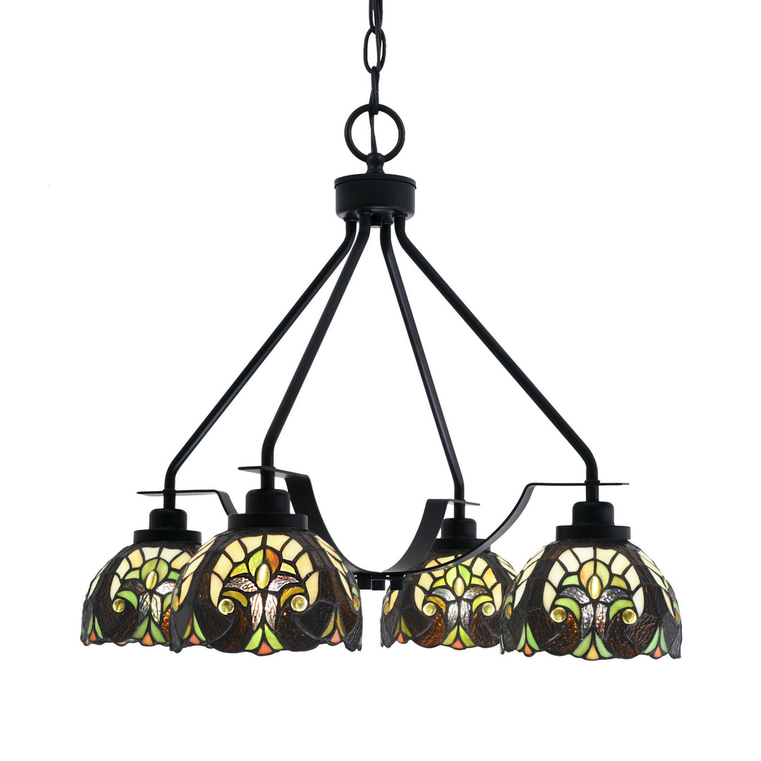 Toltec Odyssey 2604-mb-9945 Chandelier Light - Matte Black