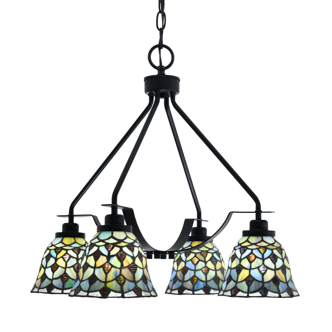 Toltec Odyssey 2604-mb-9965 Chandelier Light - Matte Black