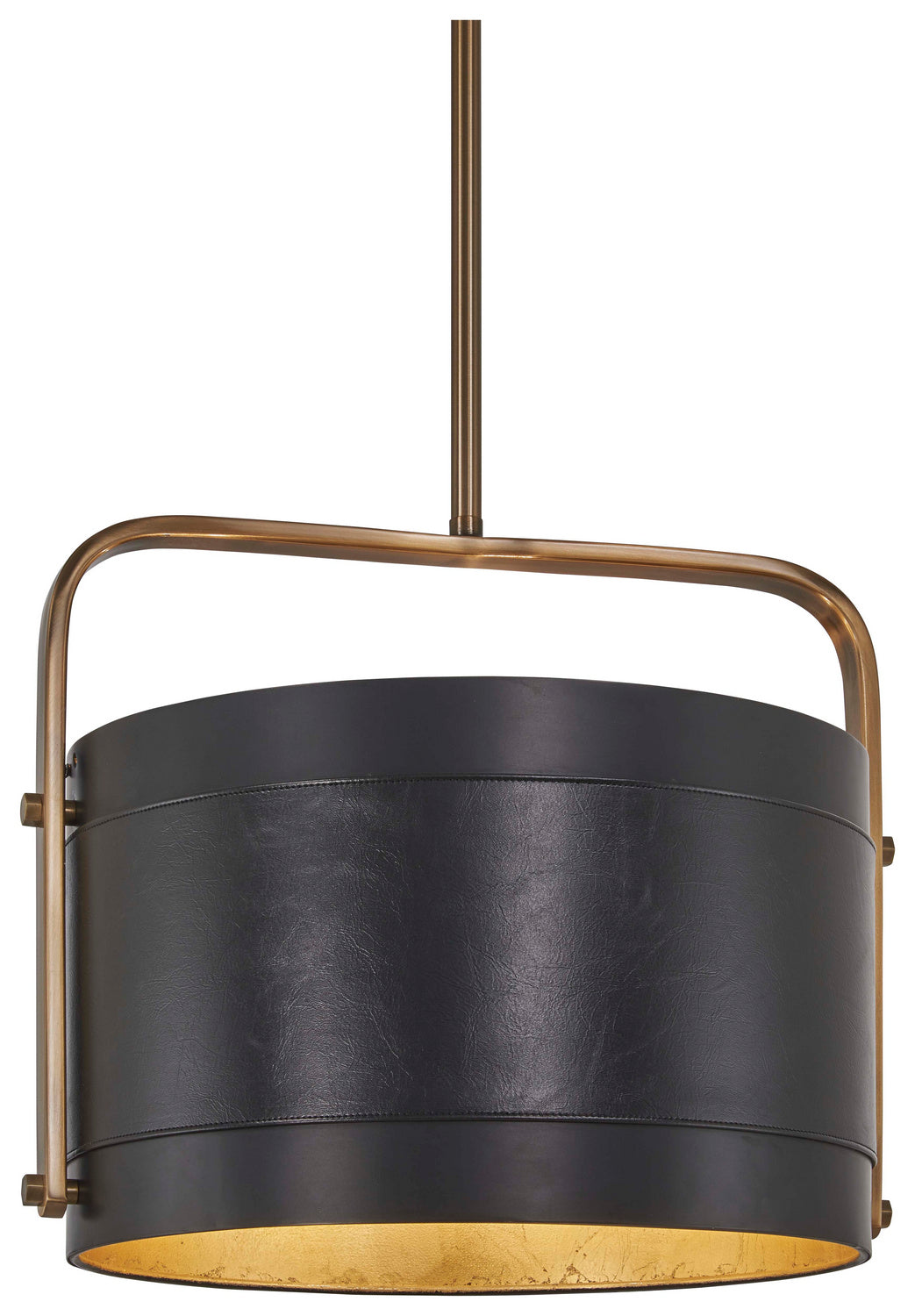 Metropolitan Contrast N6694-857 Pendant Light - Aged Antique Brass And Coal