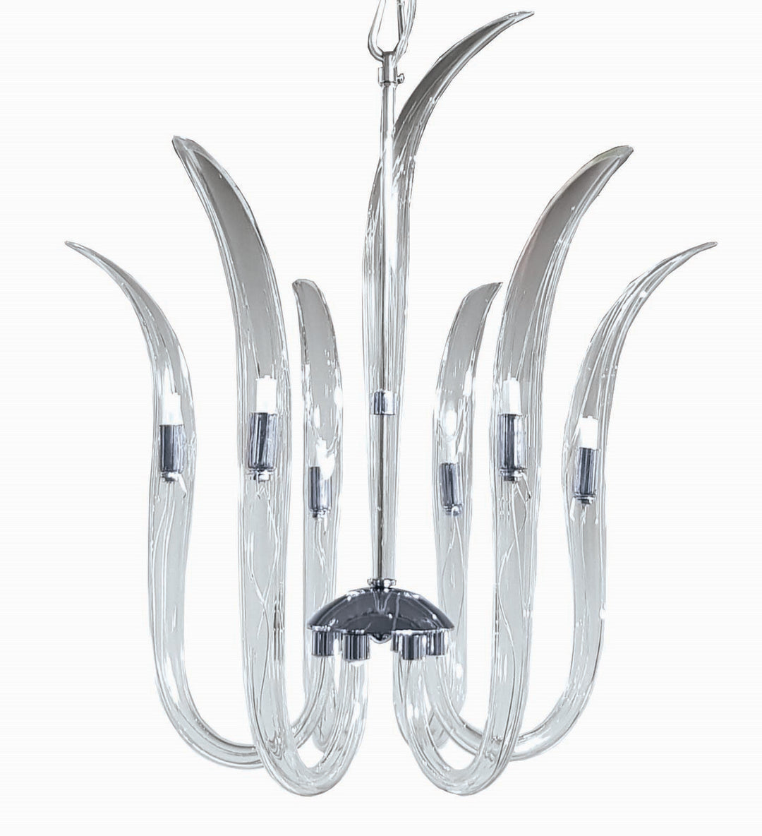 Metropolitan Cisne N9906 Chandelier Light - Polished Nickel