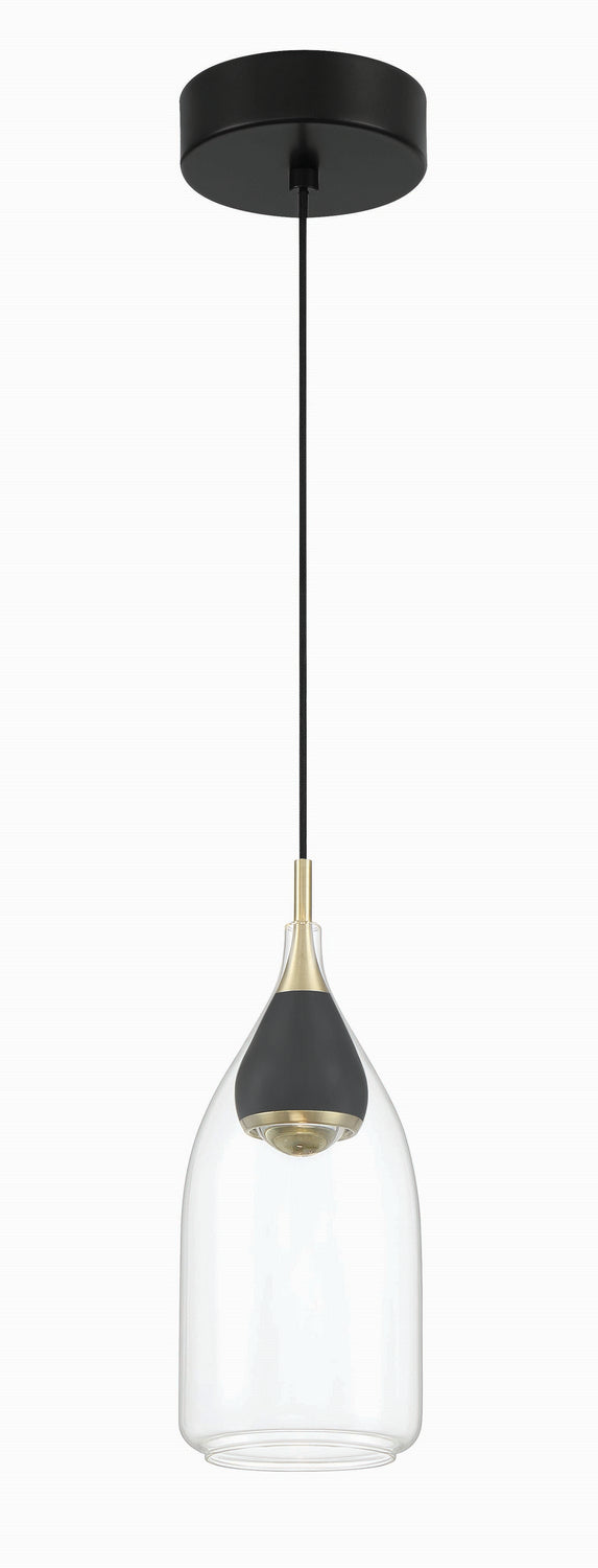 George Kovacs Arabesque P5462-718-L Pendant Light - Coal And Sun Gold
