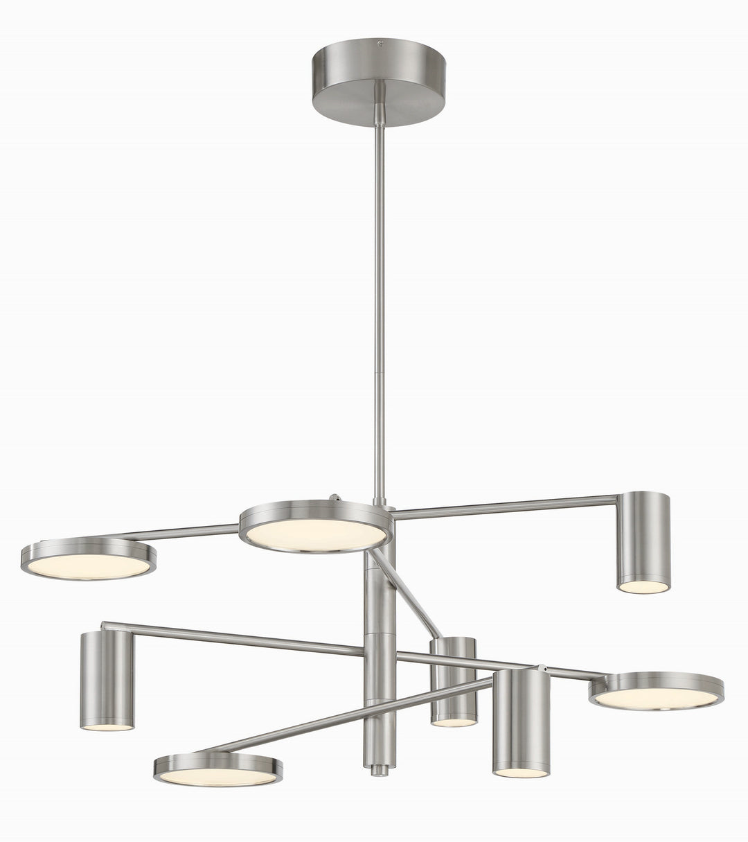 George Kovacs Swivel P5496-084-L Chandelier Light - Brushed Nickel