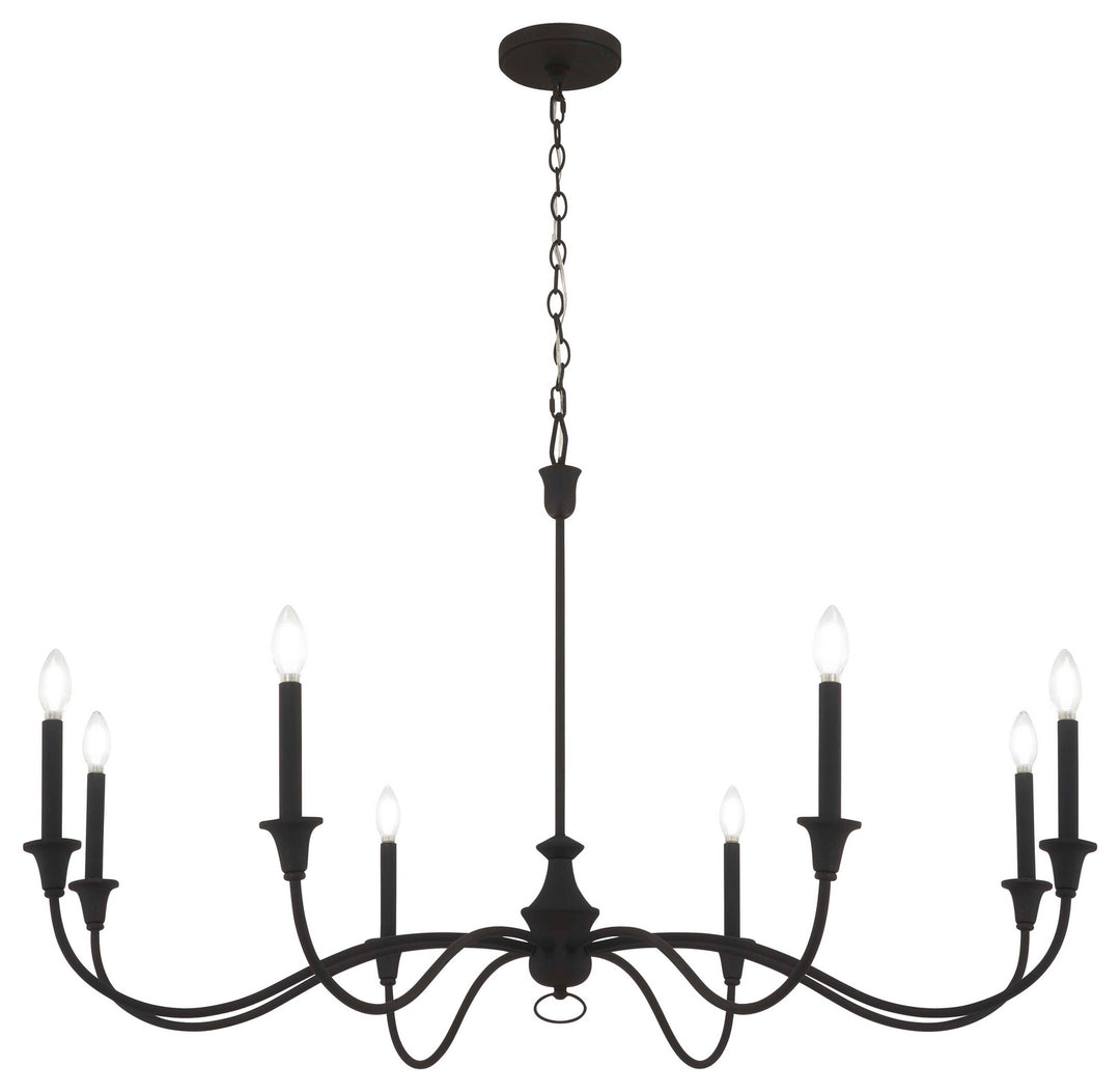 Minka-Lavery Halifax County 6258-076 Chandelier Light - Textured Black