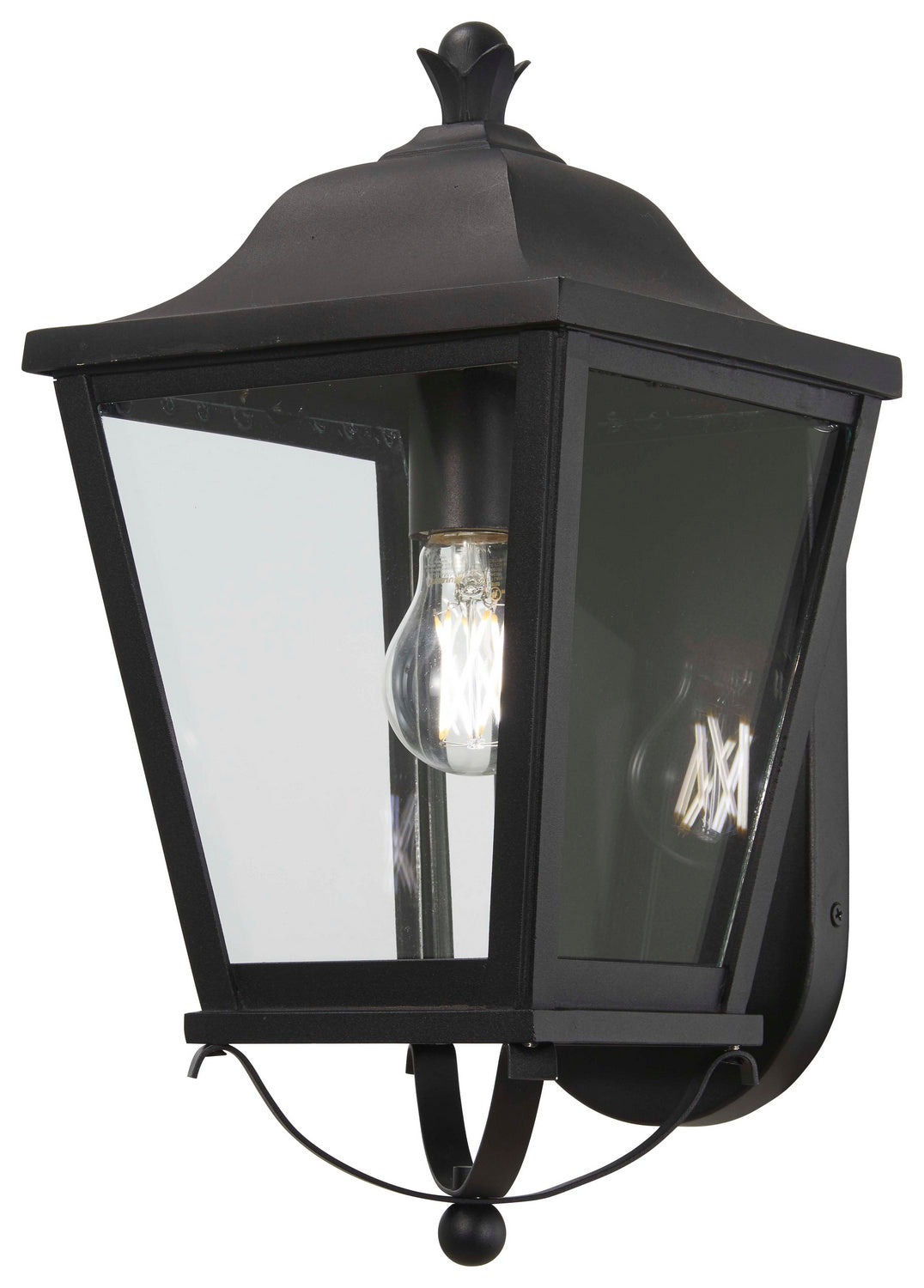 Minka-Lavery Lighting 73281-66 Savannah One Light Outdoor Wall Mount Outdoor Black