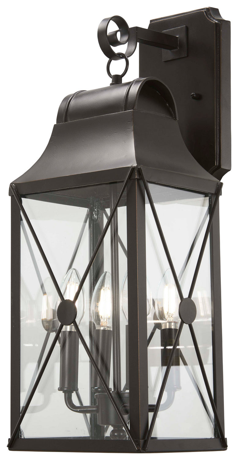 Minka-Lavery Lighting 73292-143C De Luz Four Light Outdoor Wall Mount Outdoor Two-Tone