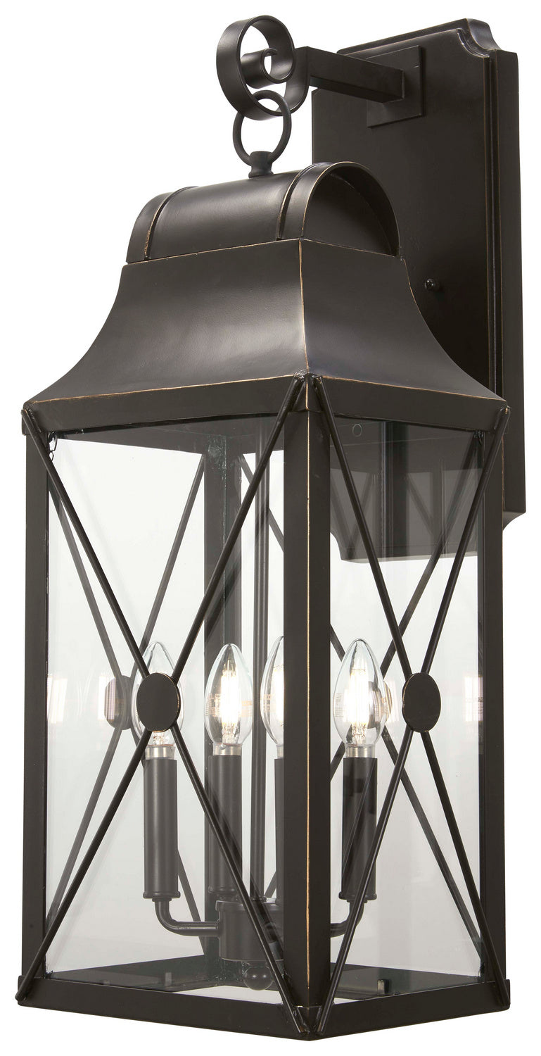 Minka-Lavery Lighting 73293-143C De Luz Four Light Outdoor Wall Mount Outdoor Two-Tone