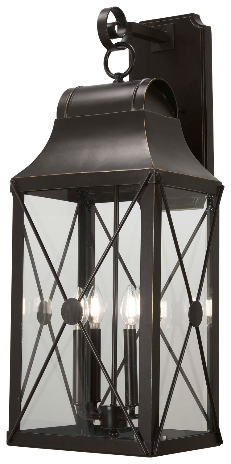 Minka-Lavery Lighting 73294-143C De Luz Four Light Outdoor Wall Mount Outdoor Two-Tone