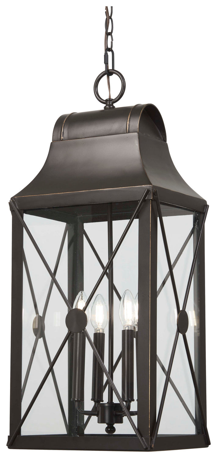 Minka-Lavery Lighting 73298-143C De Luz Four Light Outdoor Chain Hung Outdoor Two-Tone