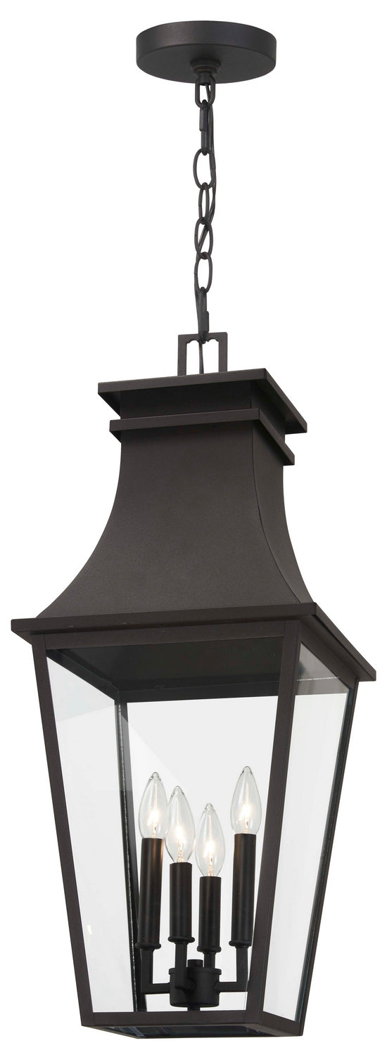 Minka-Lavery Lighting 7999-66 Gloucester Four Light Outdoor Chain Hung Outdoor Black