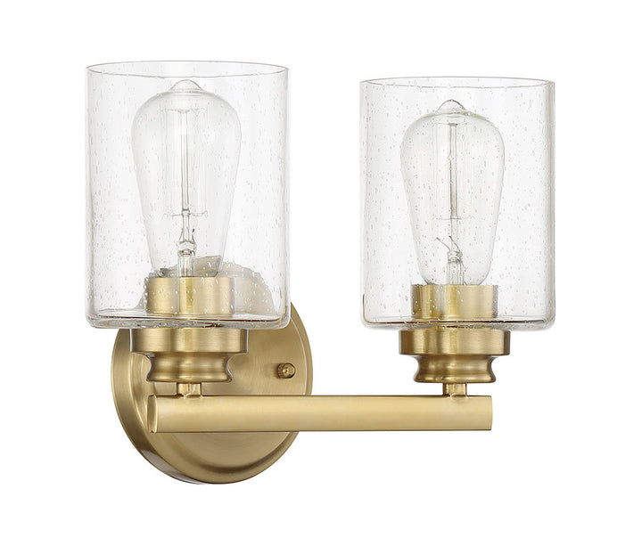 Craftmade Bolden 50502-SB Bath Vanity Light 13 in. wide - Satin Brass