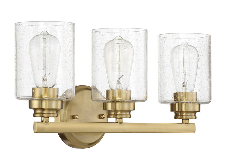 Craftmade Bolden 50503-SB Bath Vanity Light 18 in. wide - Satin Brass