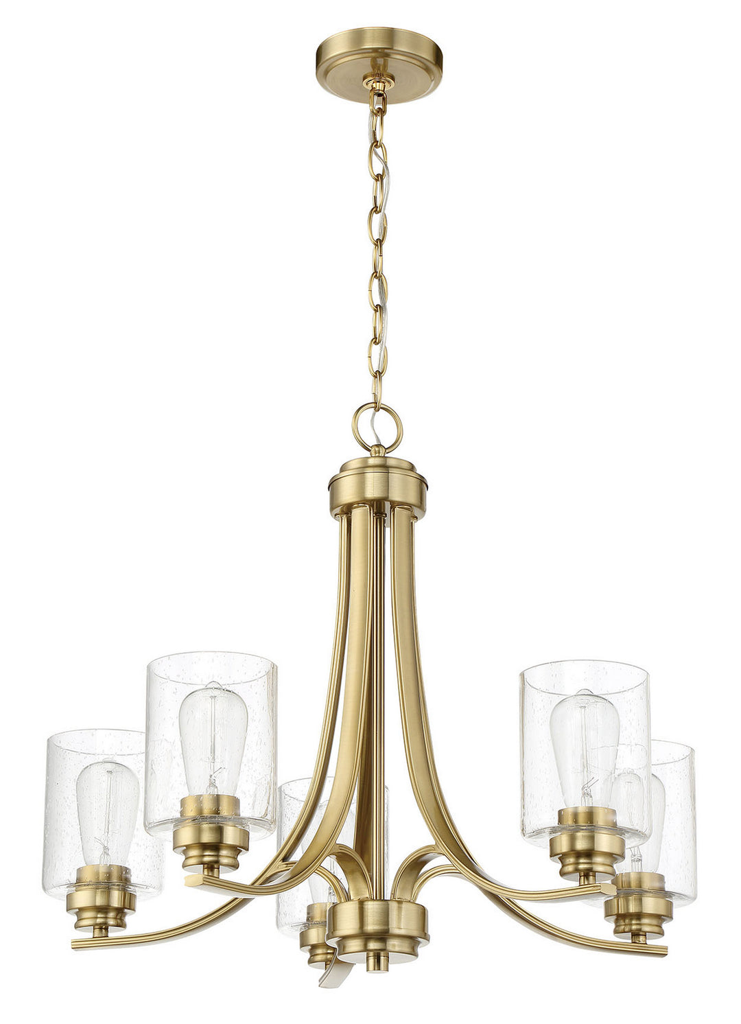 Craftmade Bolden 50525-SB Chandelier Light - Satin Brass