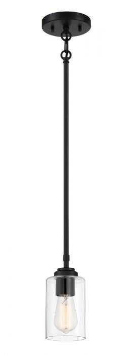 Craftmade Stowe 56091-FB Pendant Light - Flat Black