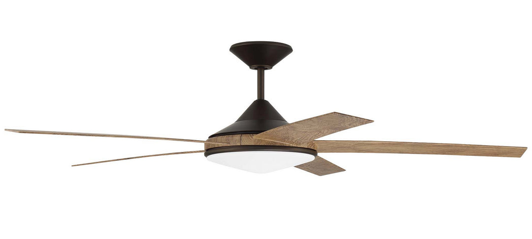 Craftmade Delaney DLY60ESP5 Ceiling Fan 60 - Espresso, Mesquite/Mesquite/