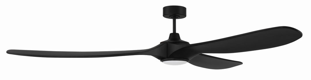 Craftmade Envy 84 EVY84FB3 Ceiling Fan 84 - Flat Black, Flat Black/Flat Black/