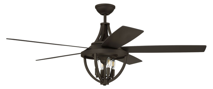 Craftmade Nash NSH56ESP5 Ceiling Fan 56 - Espresso, Espresso/Mesquite/