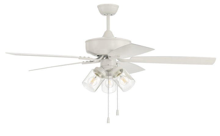 Craftmade Outdoor Pro Plus 104 OP104W5 Ceiling Fan 52 - White, White/White/