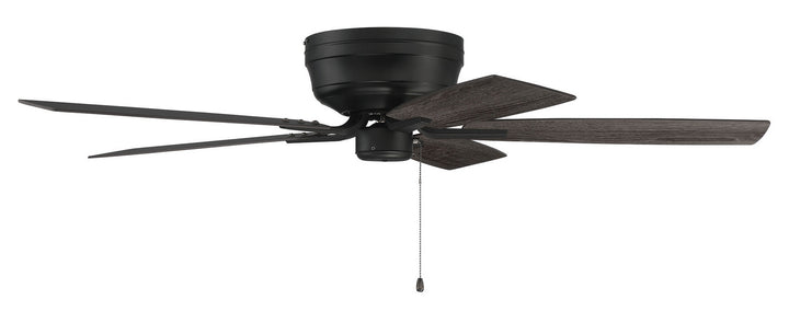 Craftmade Pro Plus Hugger 52 PPH52FB5 Ceiling Fan 52 - Flat Black, Flat Black/Greywood/