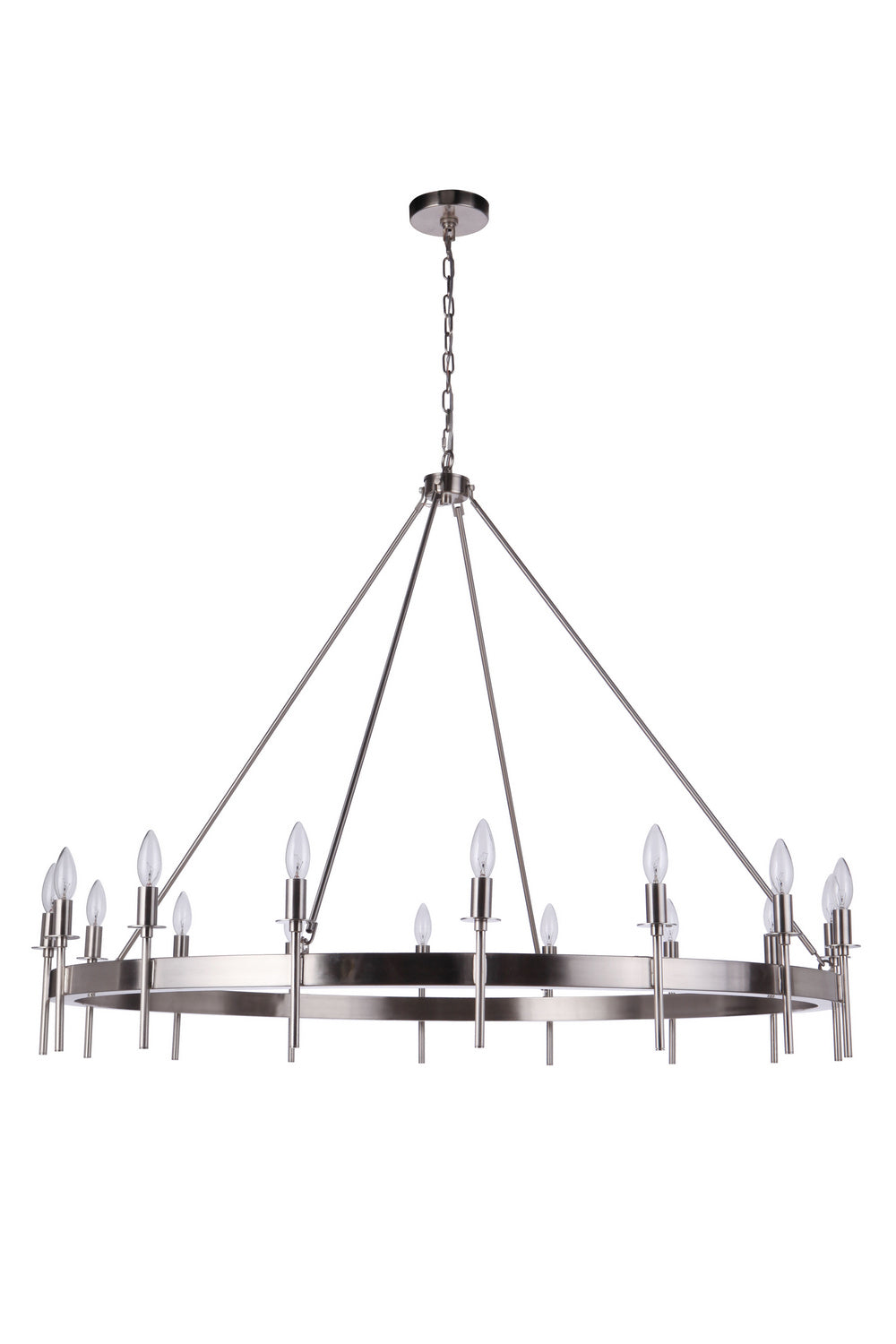 Craftmade Larrson 54316-BNK Chandelier Light - Brushed Polished Nickel