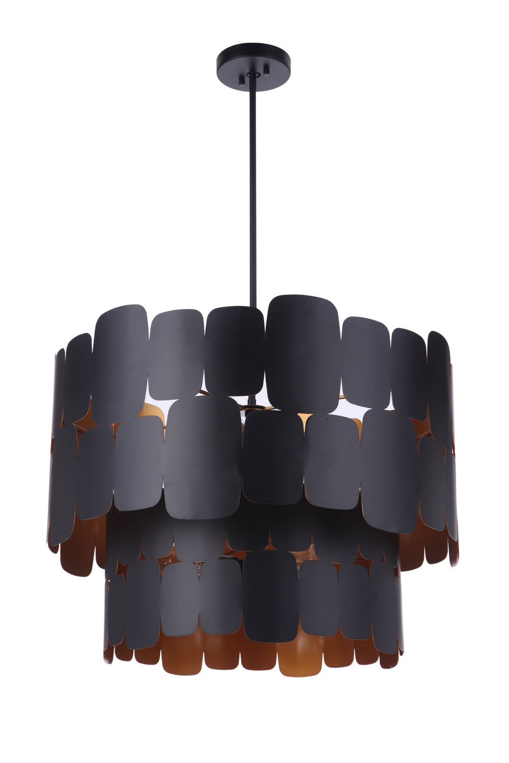 Craftmade Sabrina 56699-FBGLR Pendant Light - Flat Black/Gold Luster