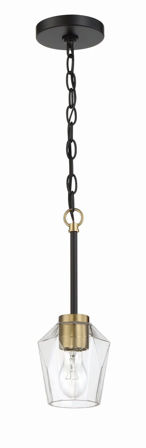 Craftmade Avante Grand 56991-FBSB Pendant Light - Flat Black/Satin Brass