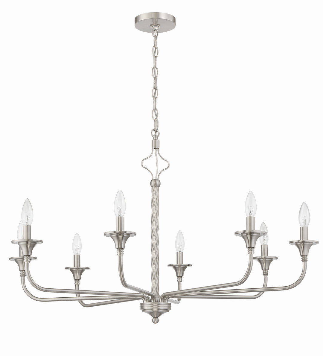 Craftmade Jolenne 57028-BNK Chandelier Light - Brushed Polished Nickel