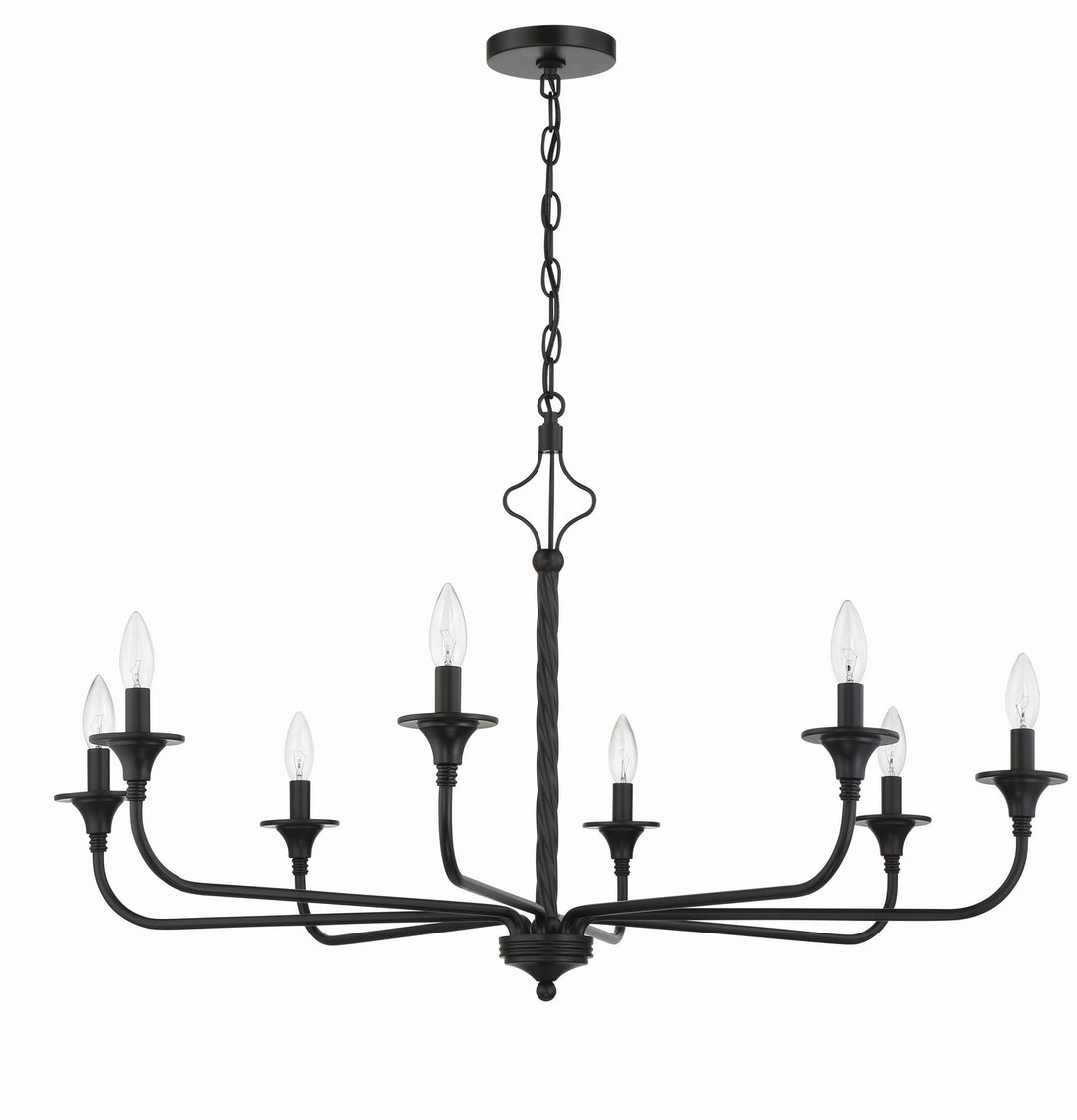 Craftmade Jolenne 57028-FB Chandelier Light - Flat Black