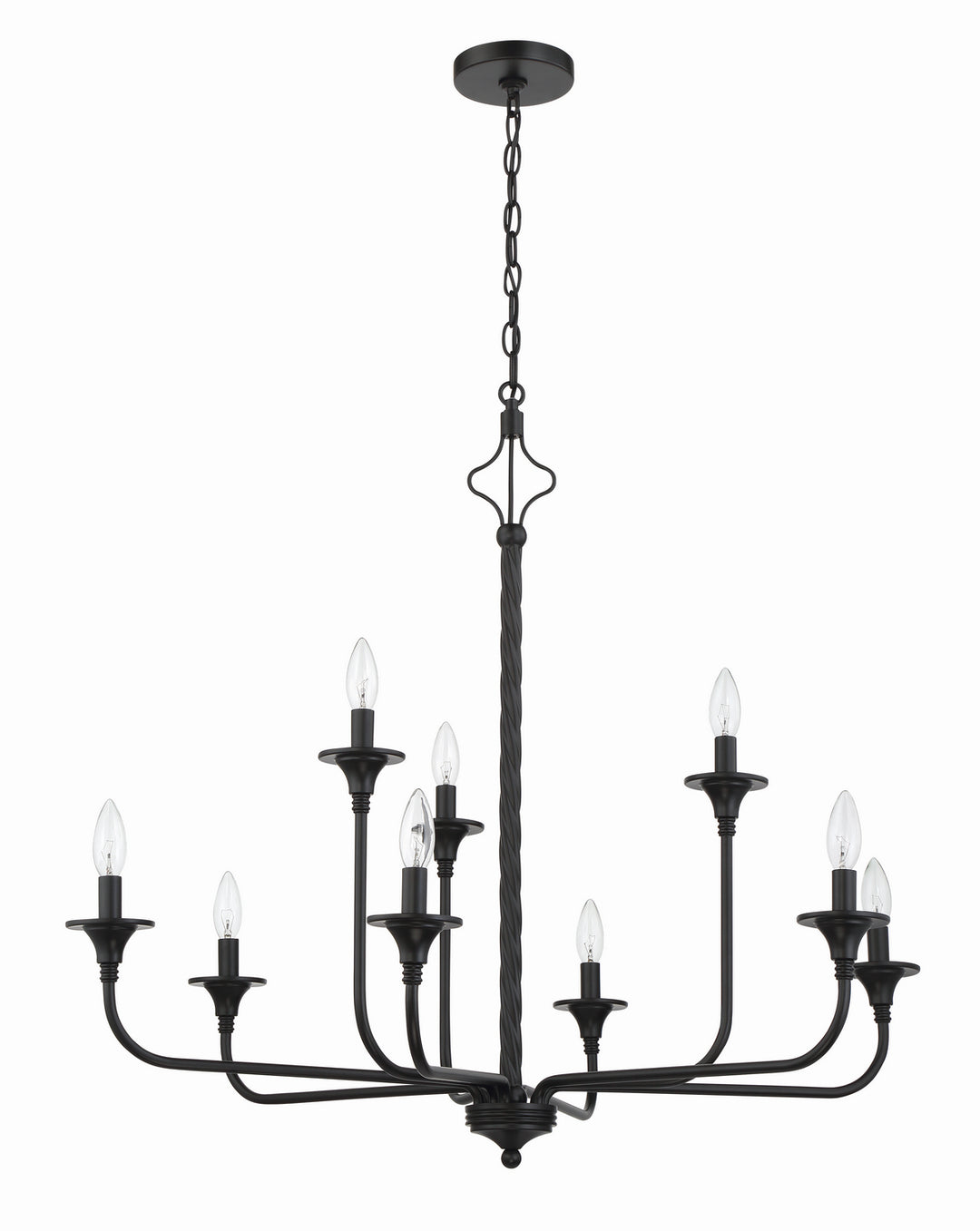 Craftmade Jolenne 57029-FB Chandelier Light - Flat Black